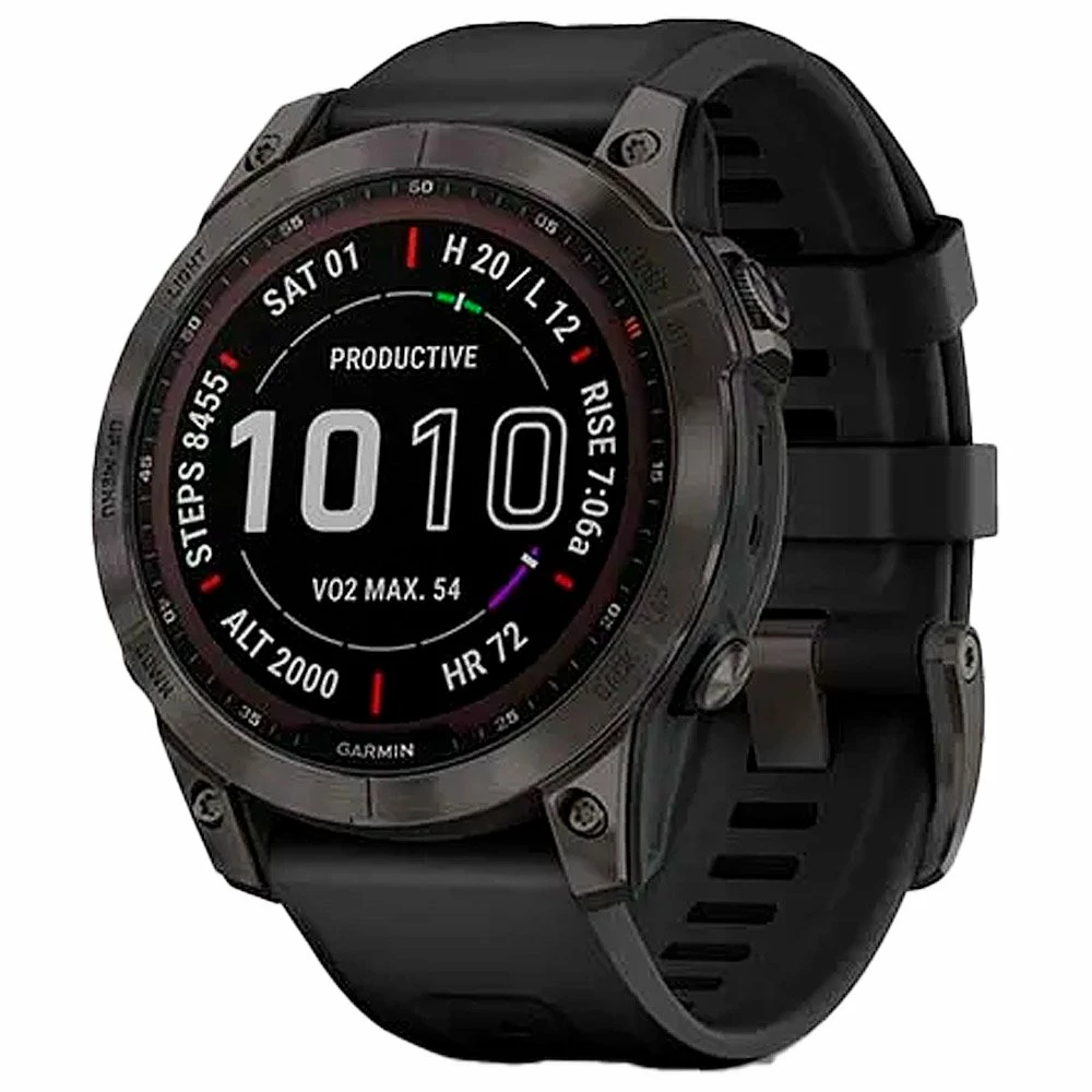 Montres GPS Garmin Fenix 7 Sapphire Solar Edition Carbon Gray Black 3 Montres GPS Garmin Fenix 7 Sapphire Solar Edition Carbon Gray Black